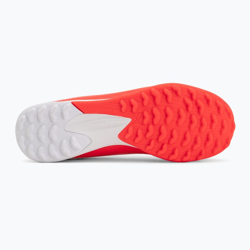 Футбольне взуття дитяче PUMA Ultra 7 Match TT Jr ultra red/puma black/puma white 4