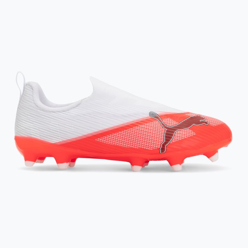 Футбольне взуття дитяче PUMA Ultra 7 Match LL FG/AG Jr ultra red/puma black/puma white 2