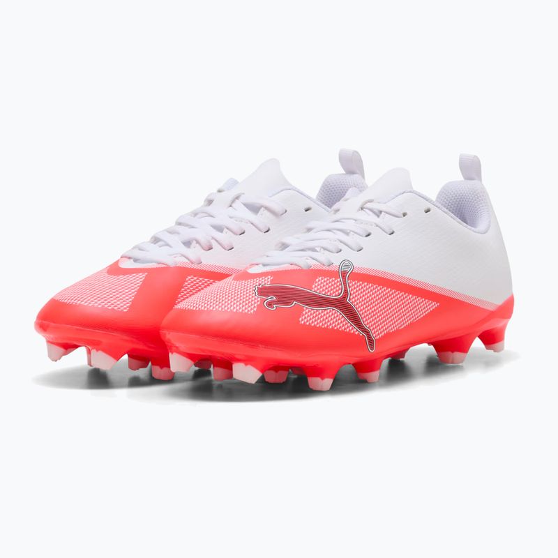 Футбольне взуття дитяче Puma Ultra 7 Play FG/AG Jr Ultra Red/Puma Black/Puma White 3