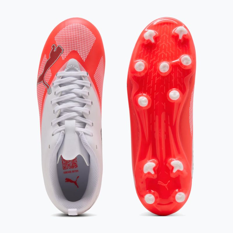 Футбольне взуття дитяче Puma Ultra 7 Play FG/AG Jr Ultra Red/Puma Black/Puma White 5