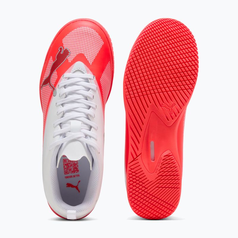 Футбольне взуття дитяче Puma Ultra 7 Play IT Jr Ultra Red/Puma Black/Puma White 5
