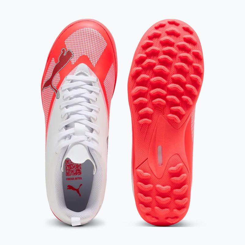 Футбольне взуття дитяче PUMA Ultra 7 Play TT Jr ultra red/puma black/puma white 3