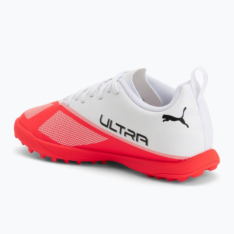Футбольне взуття дитяче PUMA Ultra 7 Play TT Jr ultra red/puma black/puma white 3