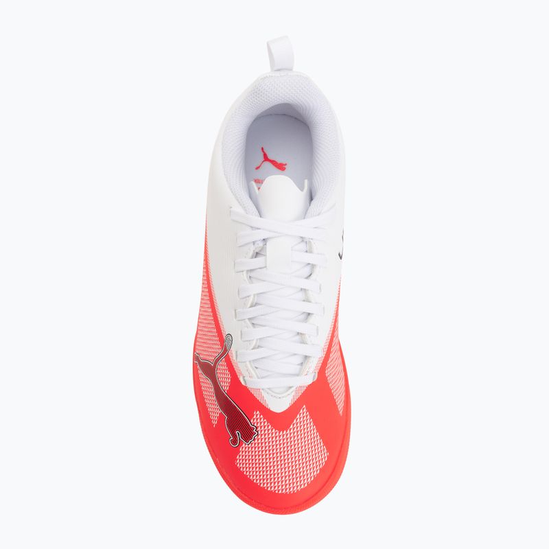 Футбольне взуття дитяче PUMA Ultra 7 Play TT Jr ultra red/puma black/puma white 5