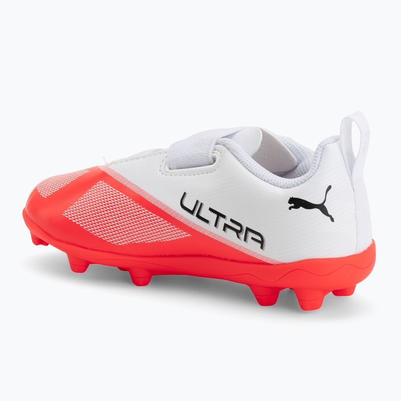 Футбольне взуття дитяче PUMA Ultra 7 Play V FG/AG RB Jr ultra red/puma black/puma white 3