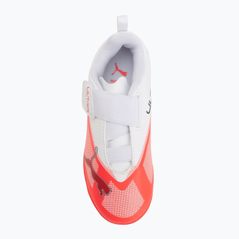 Футбольне взуття дитяче PUMA Ultra 7 Play V FG/AG RB Jr ultra red/puma black/puma white 5