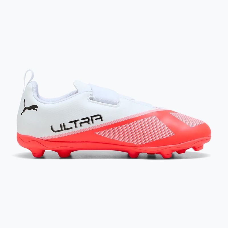 Футбольне взуття дитяче PUMA Ultra 7 Play V FG/AG RB Jr ultra red/puma black/puma white 2