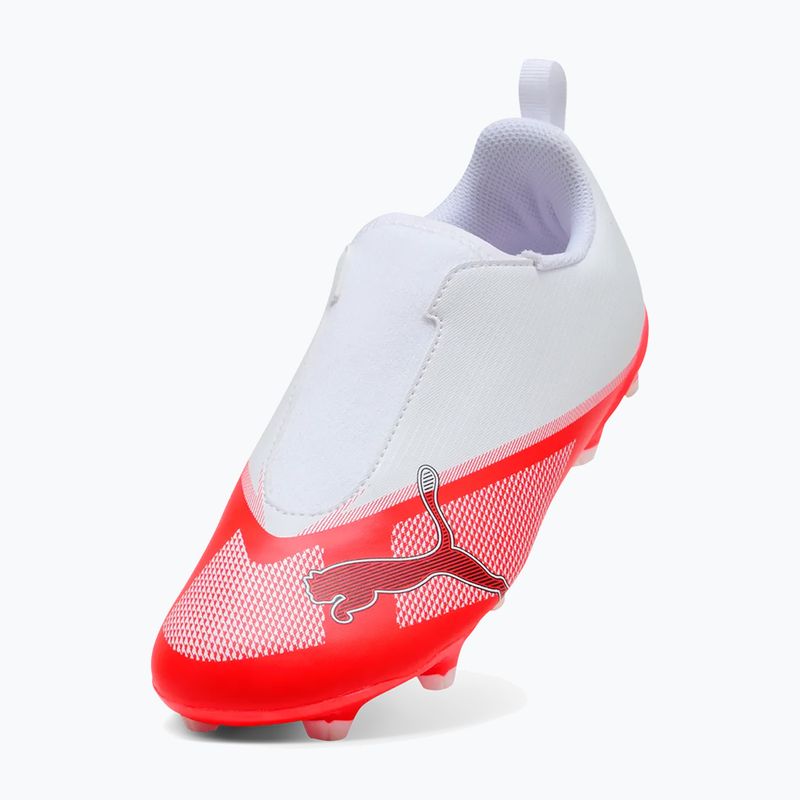 Футбольне взуття дитяче Puma Ultra 7 Play LL FG/AG Jr Ultra Red/Puma Black/Puma White 4