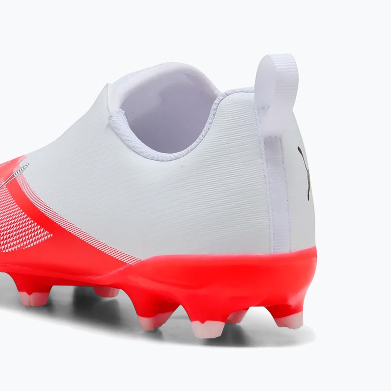 Футбольне взуття дитяче Puma Ultra 7 Play LL FG/AG Jr Ultra Red/Puma Black/Puma White 6