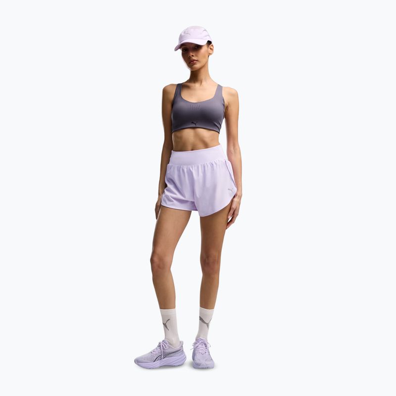 Шорти для бігу жіночі PUMA Dream Run 3" DryCELL light lavender 2