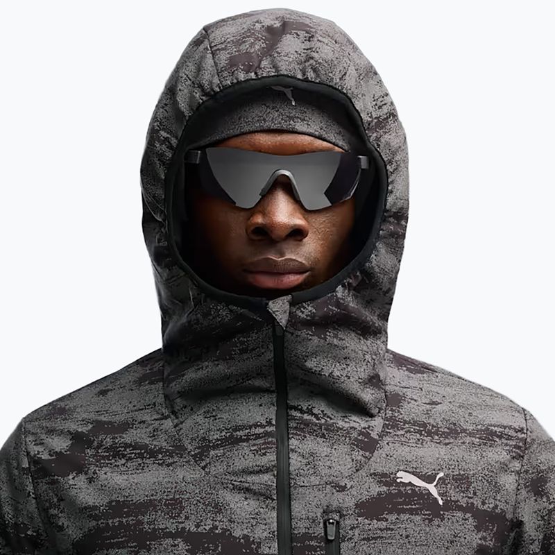 Куртка для бігу чоловіча PUMA Run Brightstride AOP Primaloft puma black 4