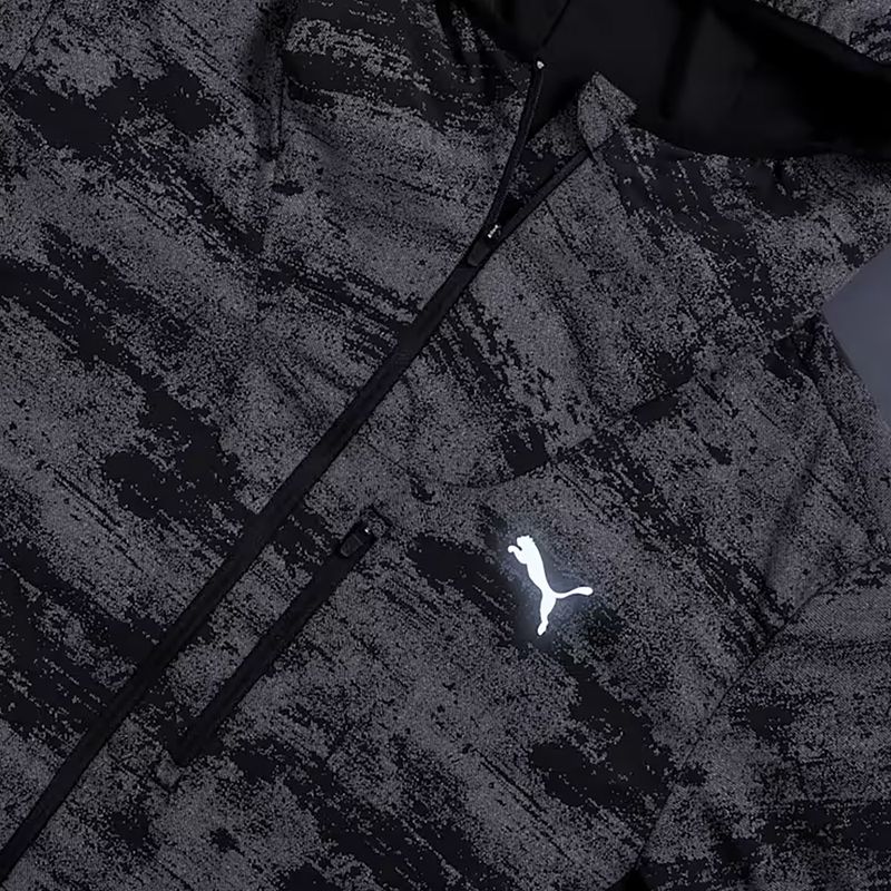 Куртка для бігу чоловіча PUMA Run Brightstride AOP Primaloft puma black 7