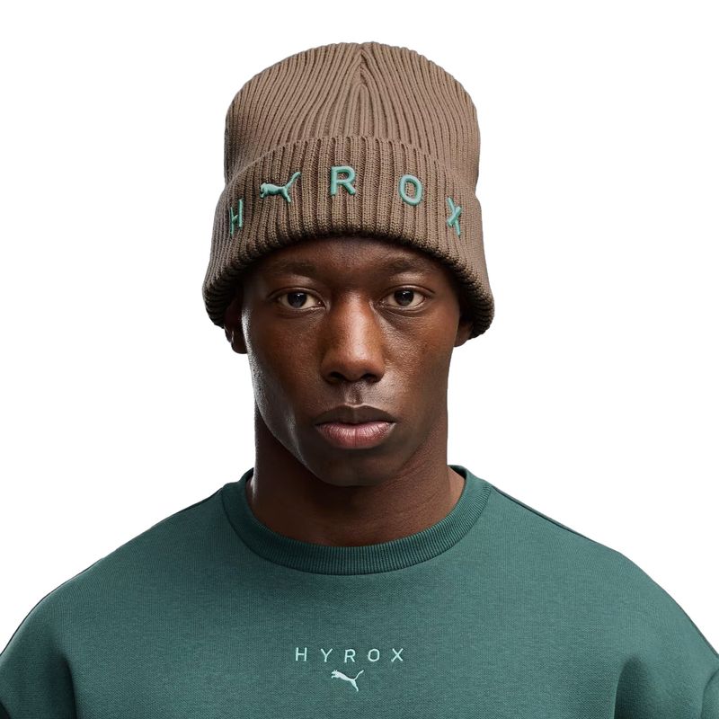 Шапка зимова Puma Hyrox Mid Crown Beanie mouse gray 4