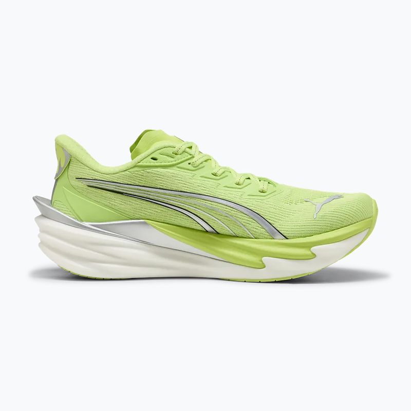 Кросівки для бігу жіночі PUMA Deviate Nitro 4 sunny lime/puma silver 2