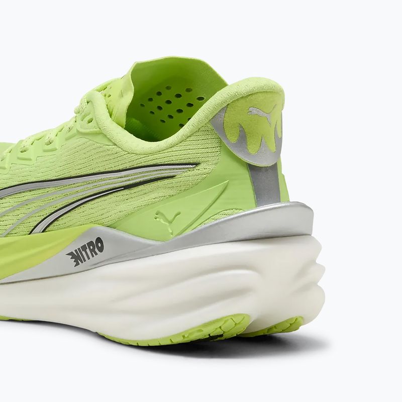 Кросівки для бігу жіночі PUMA Deviate Nitro 4 sunny lime/puma silver 5