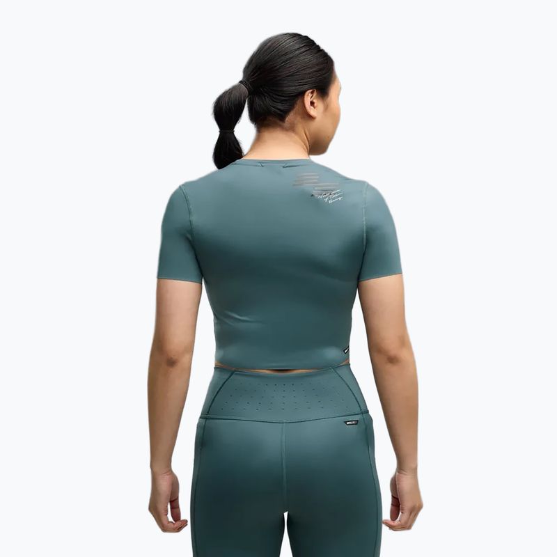 Футболка для тренувань жіноча Puma Hyrox Pwrmode Crop herb garden 3