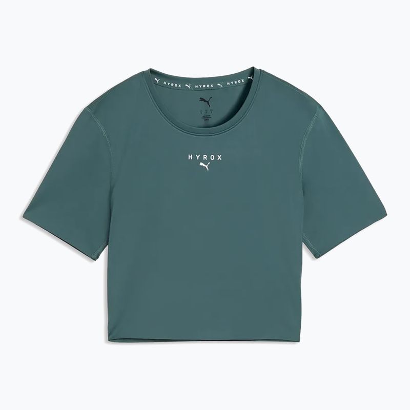 Футболка для тренувань жіноча Puma Hyrox Pwrmode Crop herb garden 4