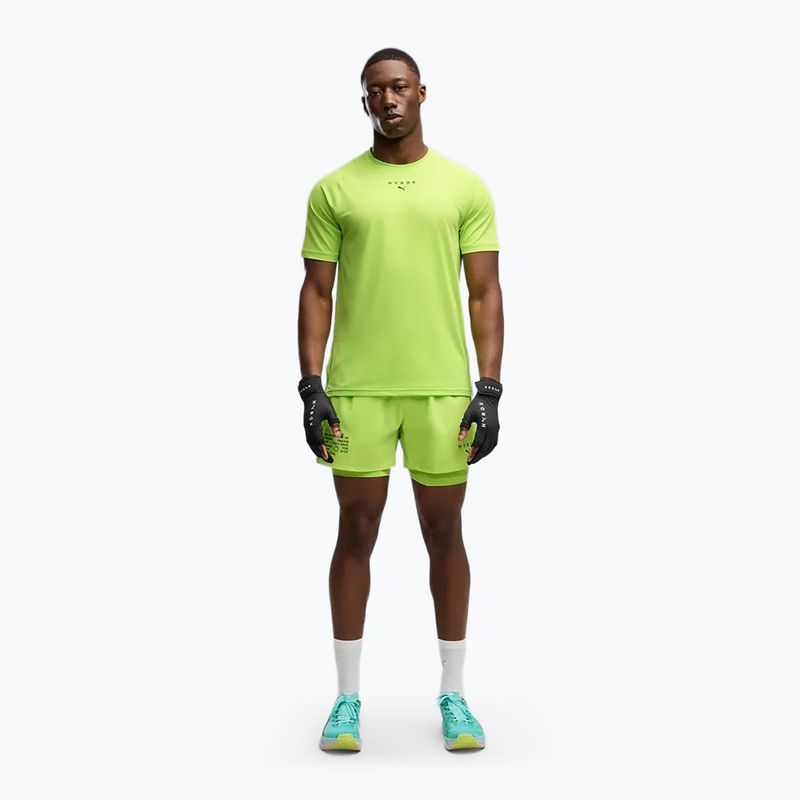 Футболка для тренувань чоловіча Puma Hyrox Pwrmode sunny lime 2