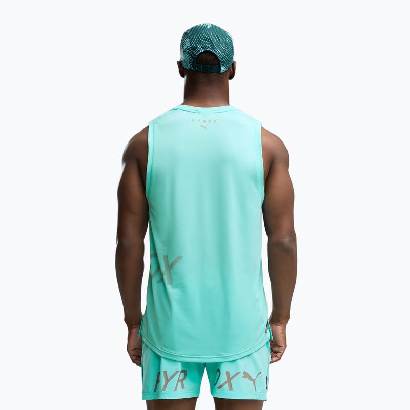 Футболка для тренувань чоловіча Puma Hyrx Pwrmode Training Tank intense turquise 3