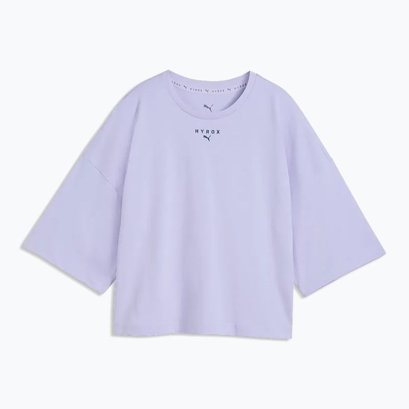 Жіноча тренувальна футболка PUMA x HYROX Cropped Lifestyle світло-фіолетова 4