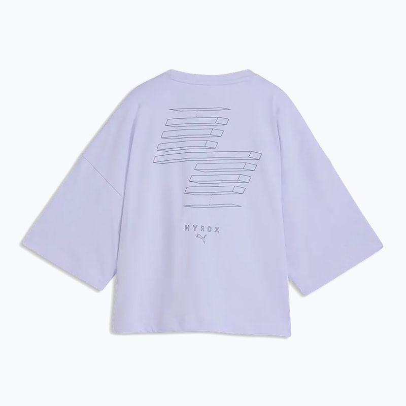 Футболка для тренувань жіноча Puma Hyrox Cropped Lifestyle light violet 5
