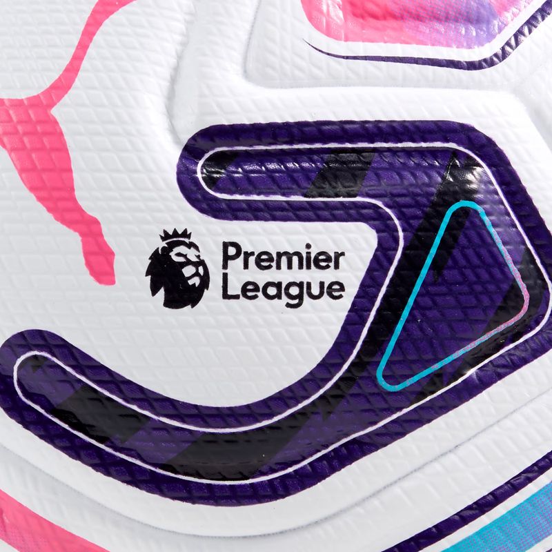М'яч футбольний PUMA Stellar Nitro Ultimate PL Reactivity puma white/red/purple/blue/pink 3