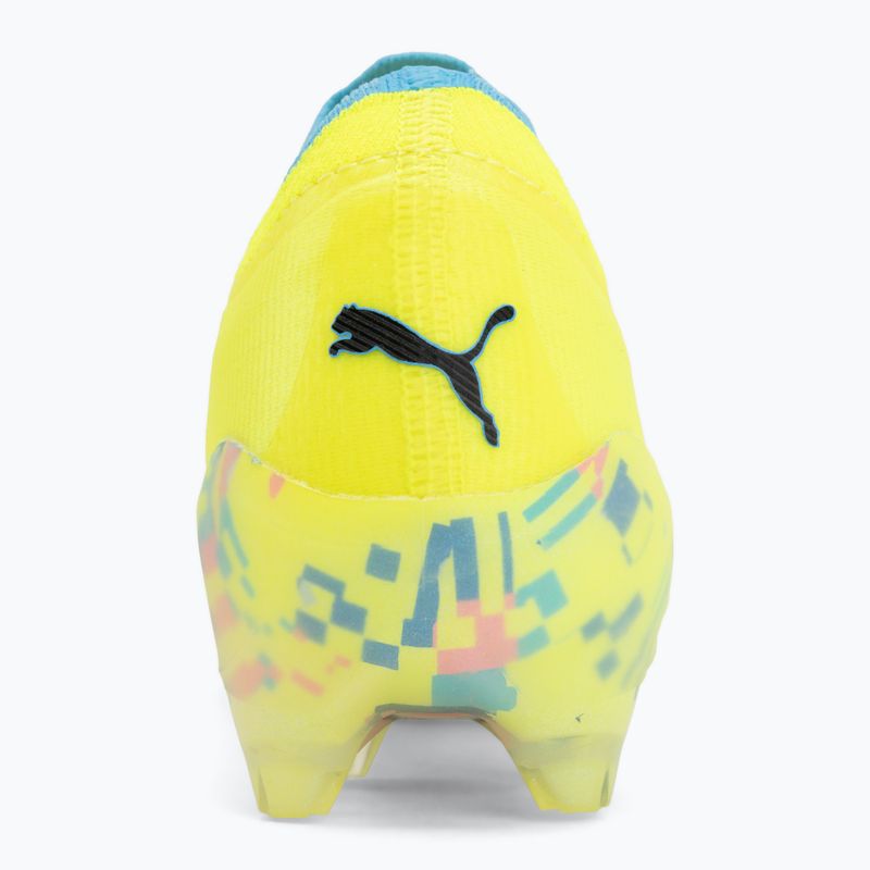 Кросівки для футболу PUMA Ultra Nitro 7 Ultimate Advanced Level FG puma white/blue glimmer/pink glimmer/yellow alert 6