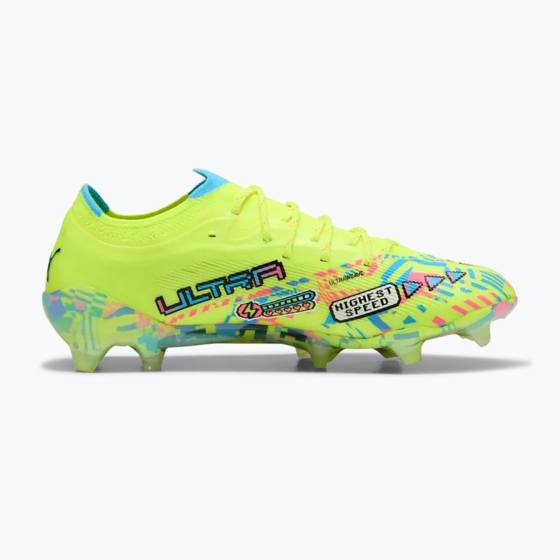 Кросівки для футболу PUMA Ultra Nitro 7 Ultimate Advanced Level FG puma white/blue glimmer/pink glimmer/yellow alert 2