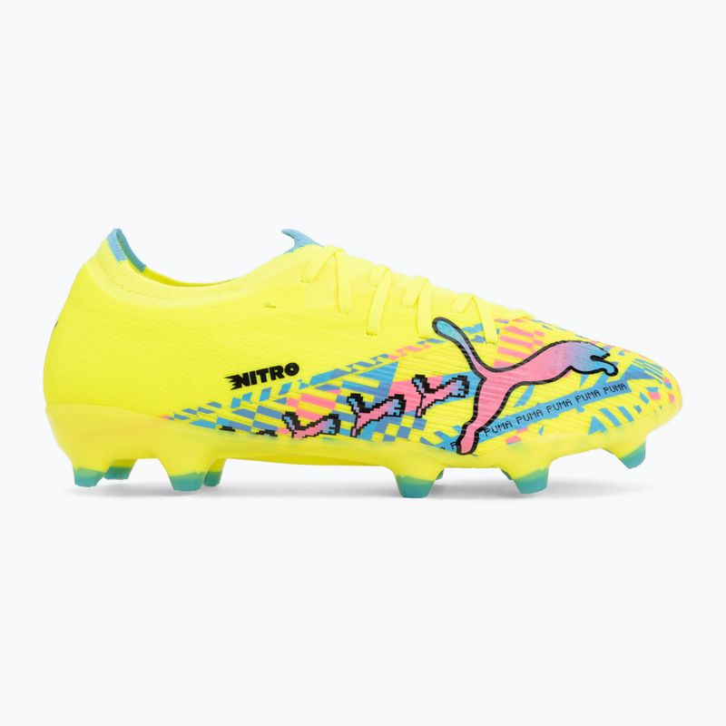 Кросівки для футболу PUMA Ultra Nitro 7 Match Advanced Level FG/AG puma white/blue glimmer/pink glimmer/yellow alert 2