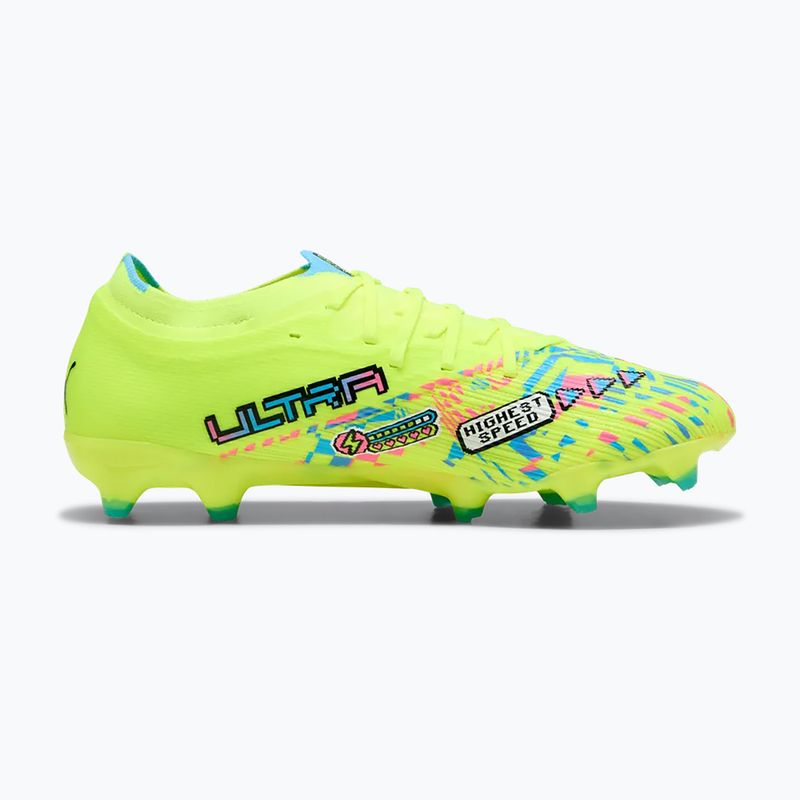 Кросівки для футболу PUMA Ultra Nitro 7 Match Advanced Level FG/AG puma white/blue glimmer/pink glimmer/yellow alert 2
