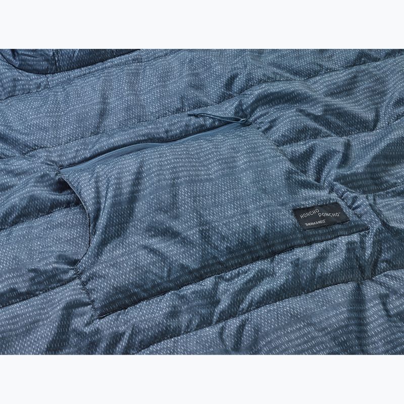 Накидка туристична Therm-a-Rest Honcho blue woven print 3
