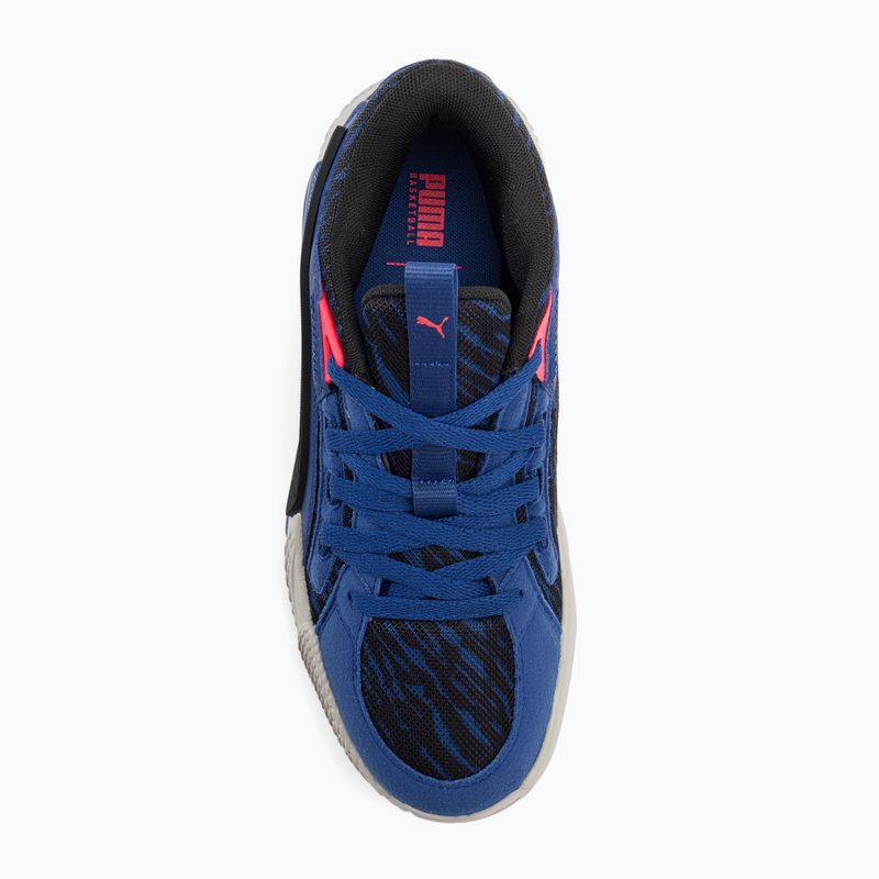 Кросівки для баскетболу чоловічі PUMA Court Rider Chaos Clydes Closet clyde royal/harbor mist/puma black/fire orchid 6