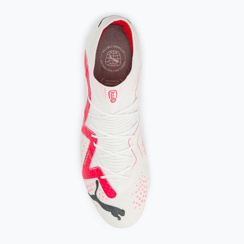 Футбольні бутси чоловічі PUMA Ultimate Fg/Ag puma white/puma black/fire orchid 6