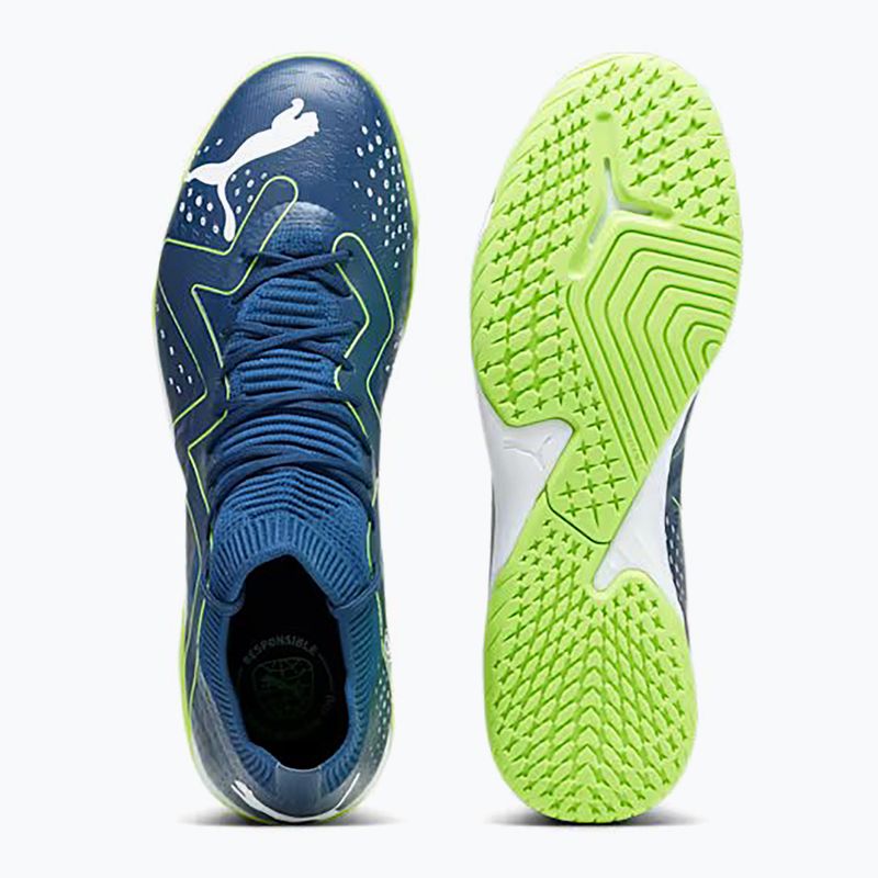 Футбольні бутси чоловічі PUMA Future Match It persian blue/puma white/pro green 10