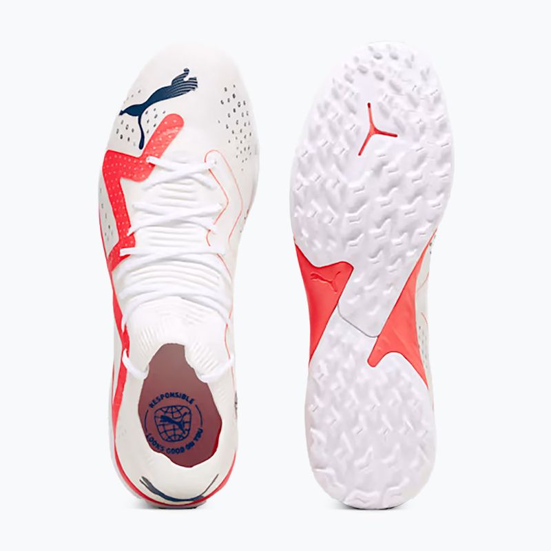 Футбольні бутси чоловічі PUMA Future Match Tt puma white/puma black/fire orchid 14