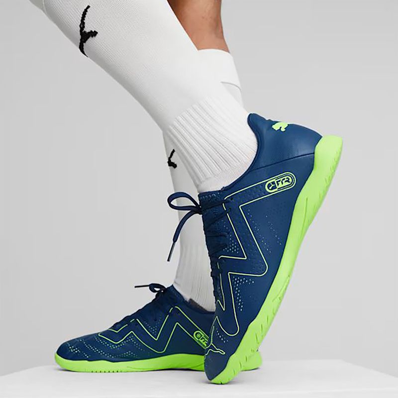 Футбольні бутси чоловічі PUMA Future Play It persian blue/pro green 13