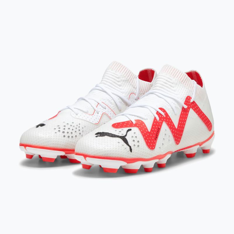 Футбольні бутси дитячі PUMA Future Pro Fg/Ag Jr puma white/puma black/fire orchid 12