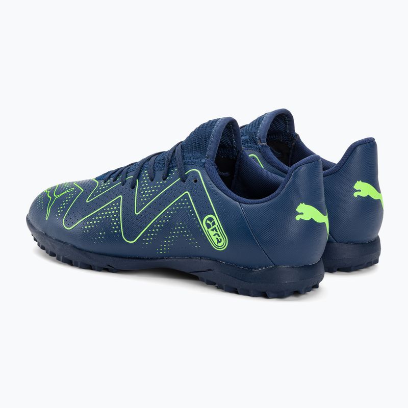 Футбольні бутси дитячі PUMA Future Play Tt Jr persian blue/pro green 3