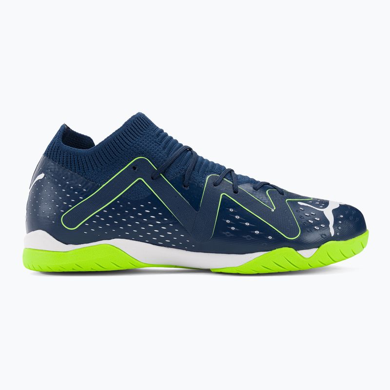 Футбольні бутси дитячі PUMA Match It + Mid Jr persian blue/puma white/ultra green 2