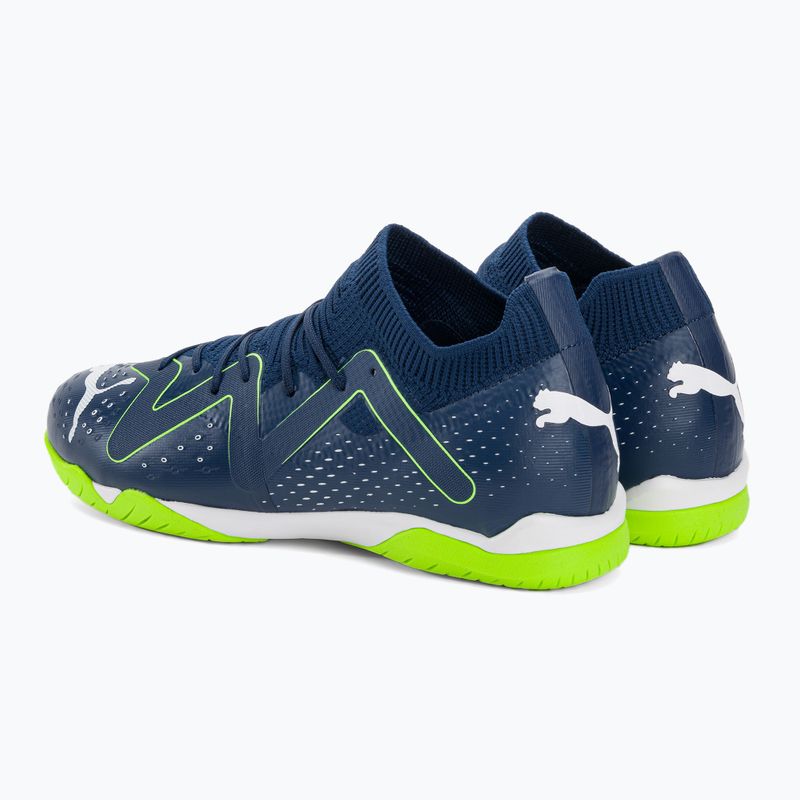 Футбольні бутси дитячі PUMA Match It + Mid Jr persian blue/puma white/ultra green 3