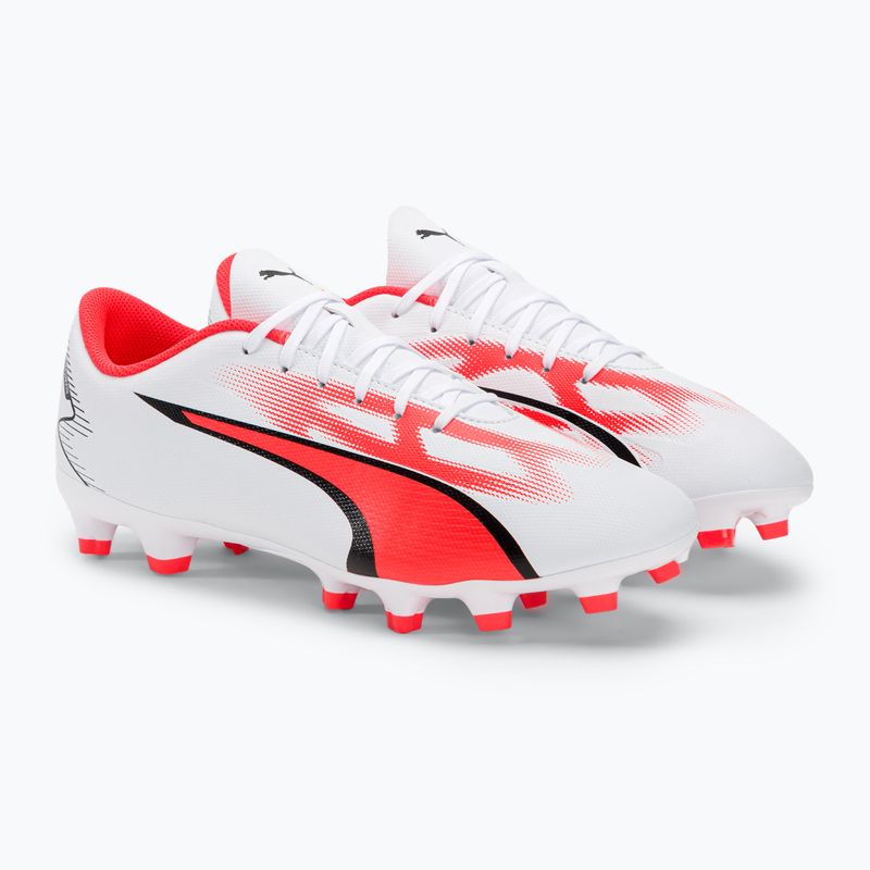 Футбольні бутси чоловічі PUMA Ultra Play Fg/Ag puma white/puma black/fire orchid 4