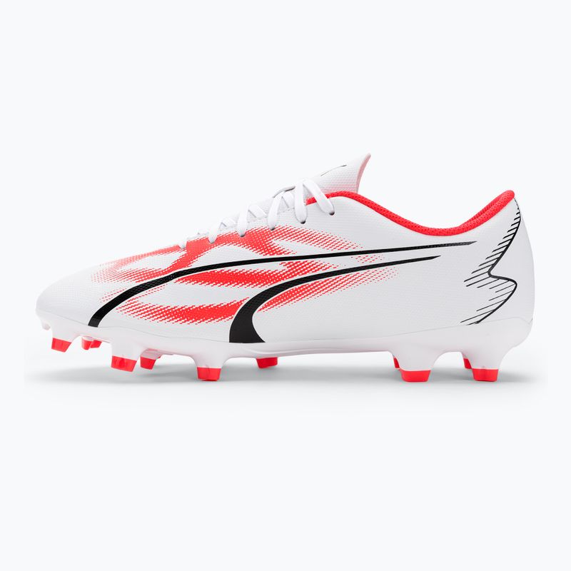 Футбольні бутси чоловічі PUMA Ultra Play Fg/Ag puma white/puma black/fire orchid 10