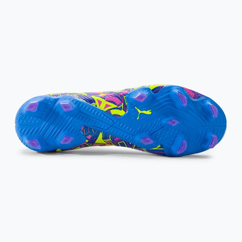 Футбольні бутси чоловічі PUMA Future Ultimate Energy Fg/Ag ultra blue/yellow alert/luminous pink 5