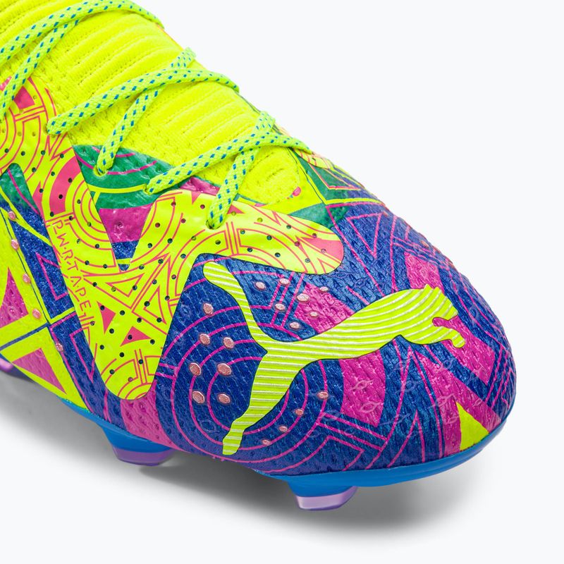 Футбольні бутси чоловічі PUMA Future Ultimate Energy Fg/Ag ultra blue/yellow alert/luminous pink 7