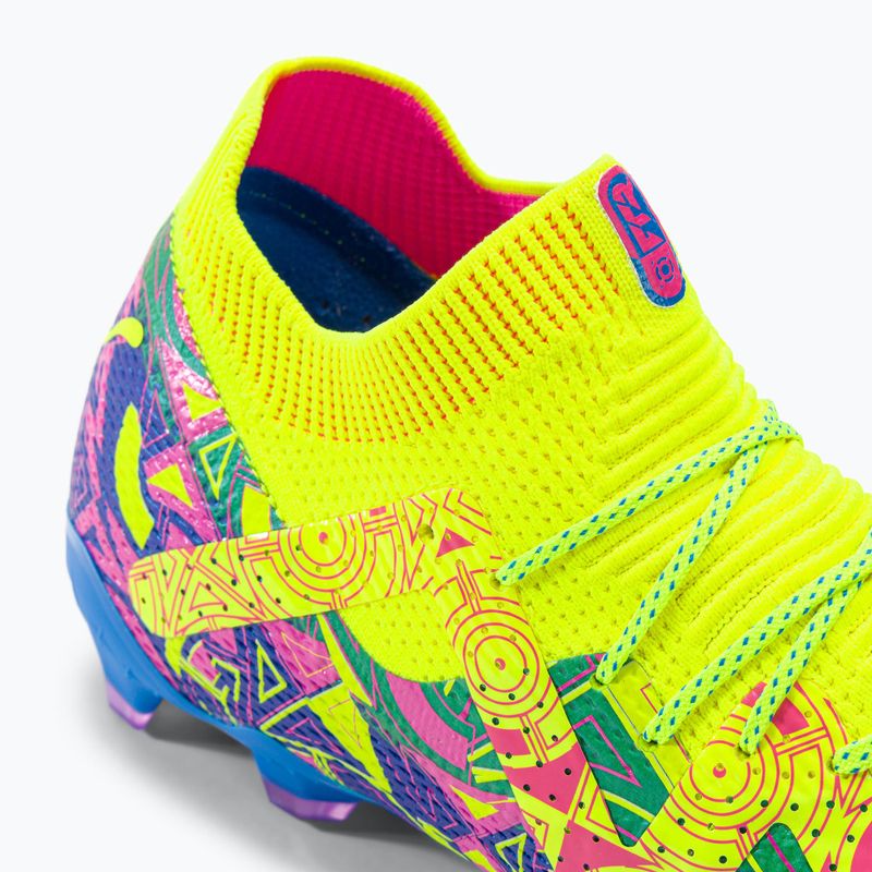 Футбольні бутси чоловічі PUMA Future Ultimate Energy Fg/Ag ultra blue/yellow alert/luminous pink 8