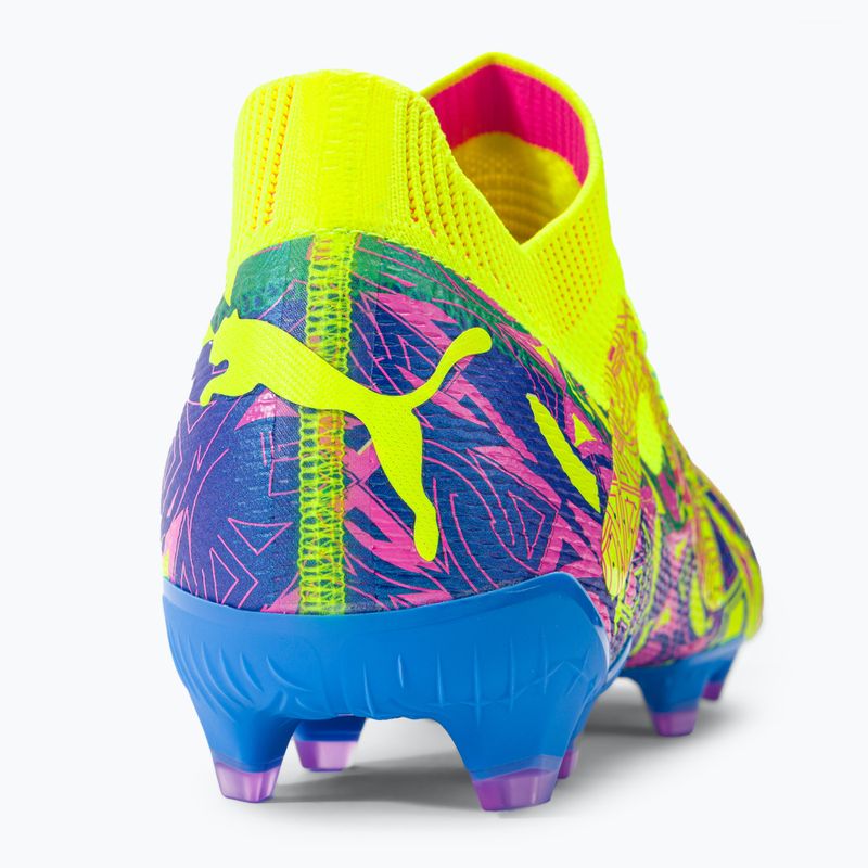 Футбольні бутси чоловічі PUMA Future Ultimate Energy Fg/Ag ultra blue/yellow alert/luminous pink 9