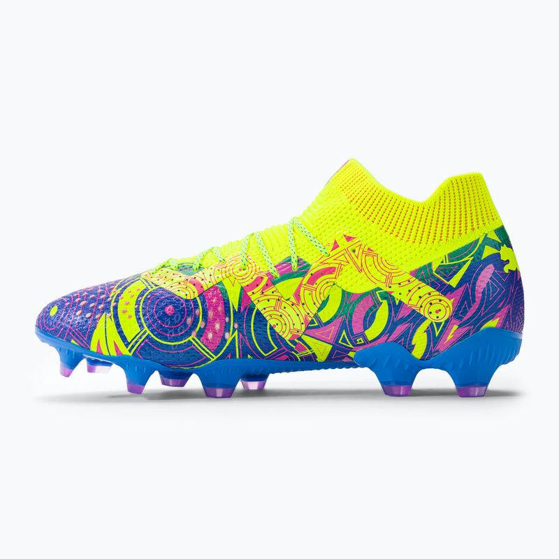 Футбольні бутси чоловічі PUMA Future Ultimate Energy Fg/Ag ultra blue/yellow alert/luminous pink 10