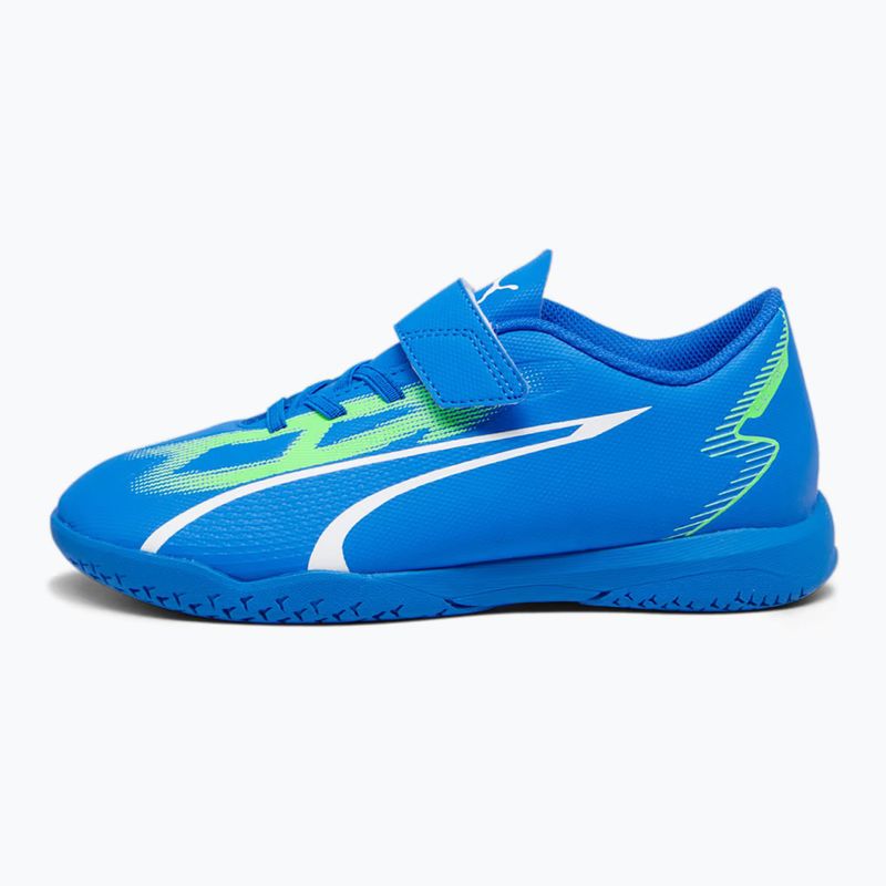 Футбольні бутси дитячі PUMA Ultra Play It V Jr ultra blue/puma white/pro green 7