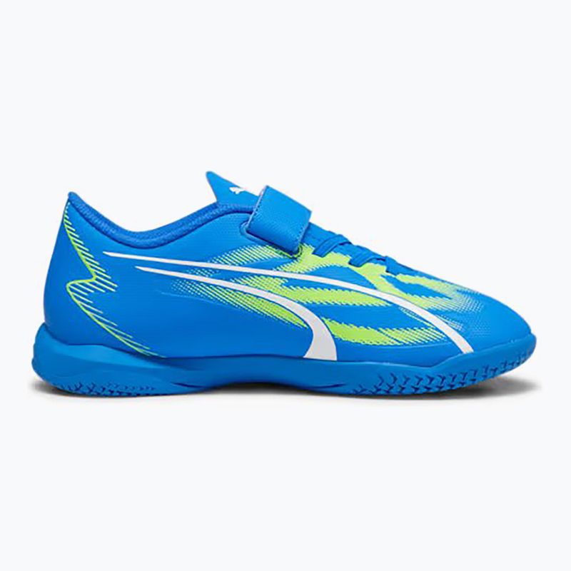Футбольні бутси дитячі PUMA Ultra Play It V Jr ultra blue/puma white/pro green 9