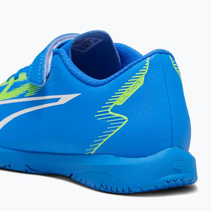 Футбольні бутси дитячі PUMA Ultra Play It V Jr ultra blue/puma white/pro green 10